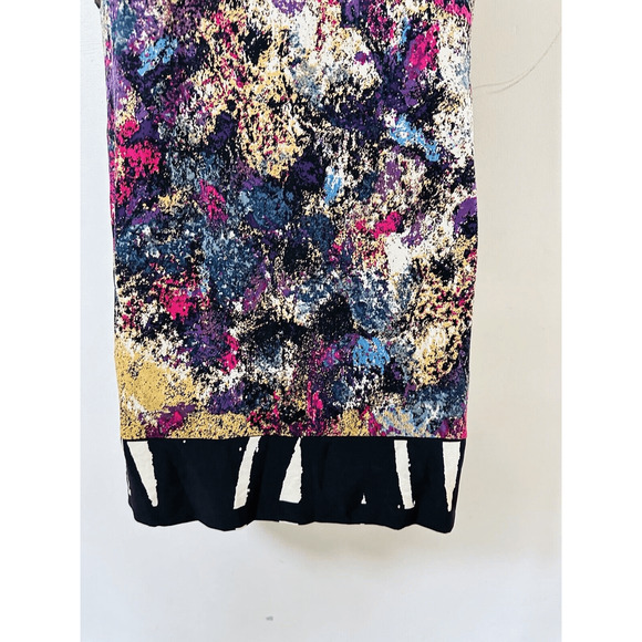 Julie Dillon Dress Size‎ 4 Multicolored Sheath Sleeveless NWT Artsy - Picture 14 of 14